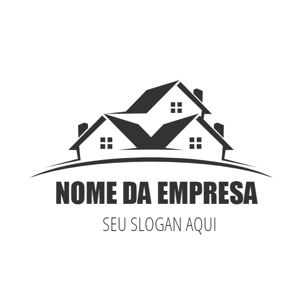 Logo Editável para Imobiliária e Construtora para Editar