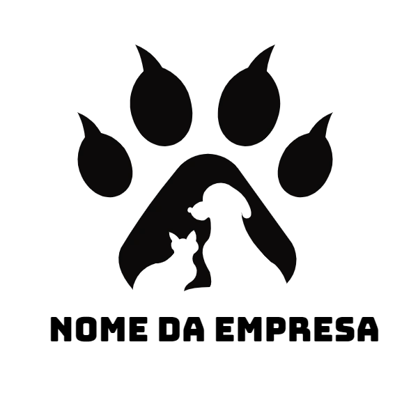 Logo para Veterinário com Cão e Gato para Editar Online