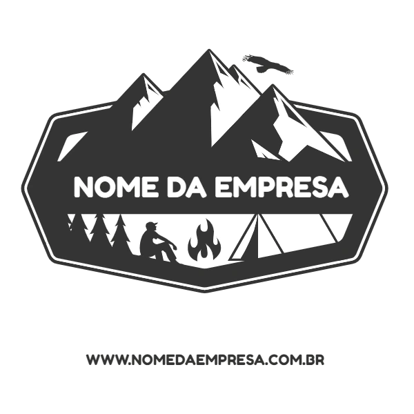 Logotipo Acampamento e Aventura para Editar Online