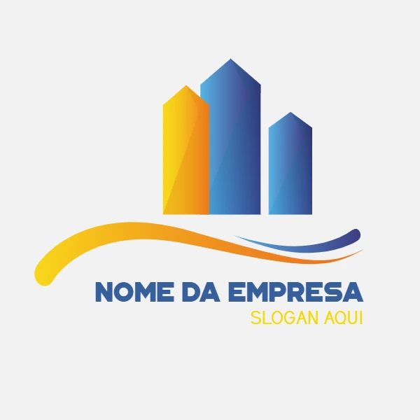 Logo para Imobiliária e Construtora para Editar Online