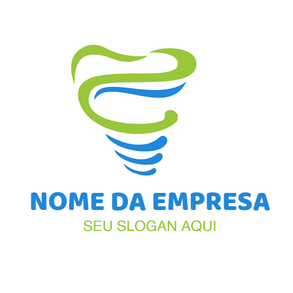 Logo Editável para Clínica Odontológica e Dentista Moderno