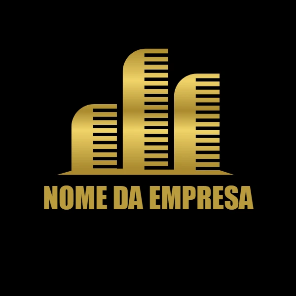 Logo Imobiliária e Construção Dourado para Editar Online