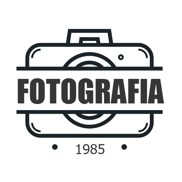 Logo de Fotografia com Câmera para Editar Online