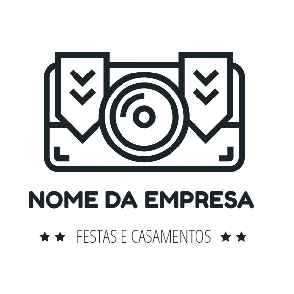 Logo para Fotógrafo Profissional Editável Online