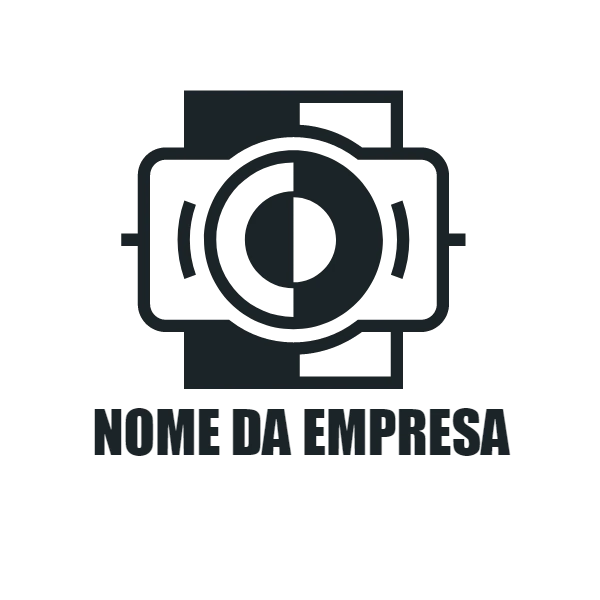 Logo para Fotógrafo com Ícone de Câmera para Editar Online