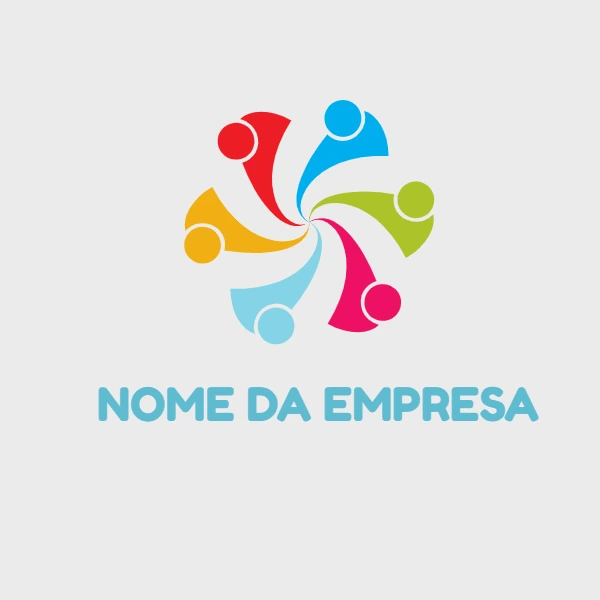 Logo Abstrato de União para Empresa Editável Online