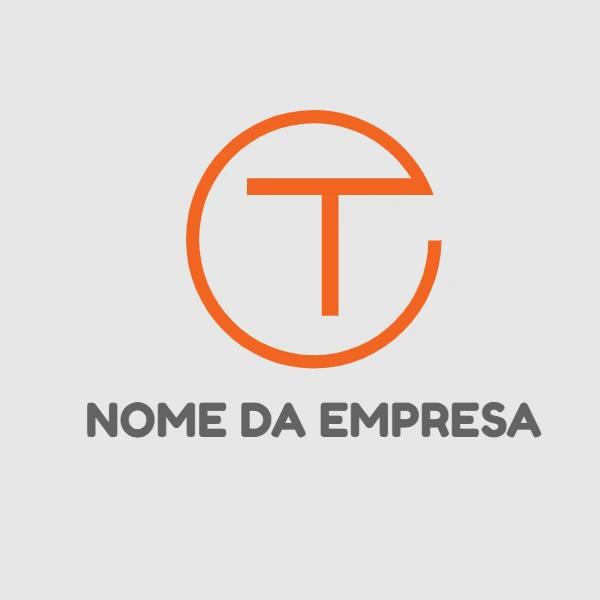 Logo com Inicial T Moderno para Editar Online Agora