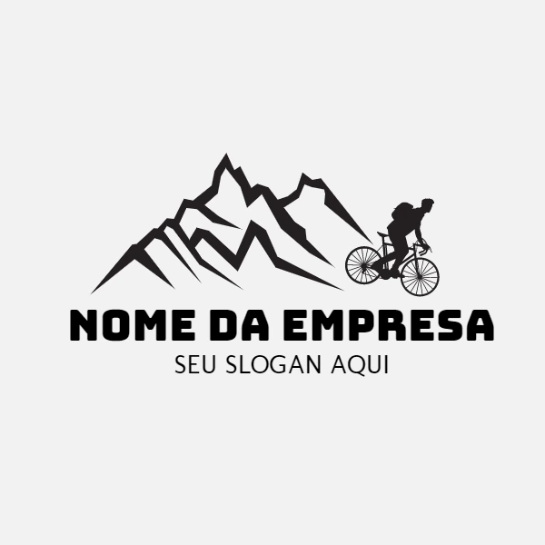 Logo Editável de Ciclismo e Montanha para Criar Online