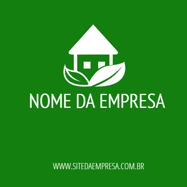 Logotipo Ecológico com Casa para Editar Online
