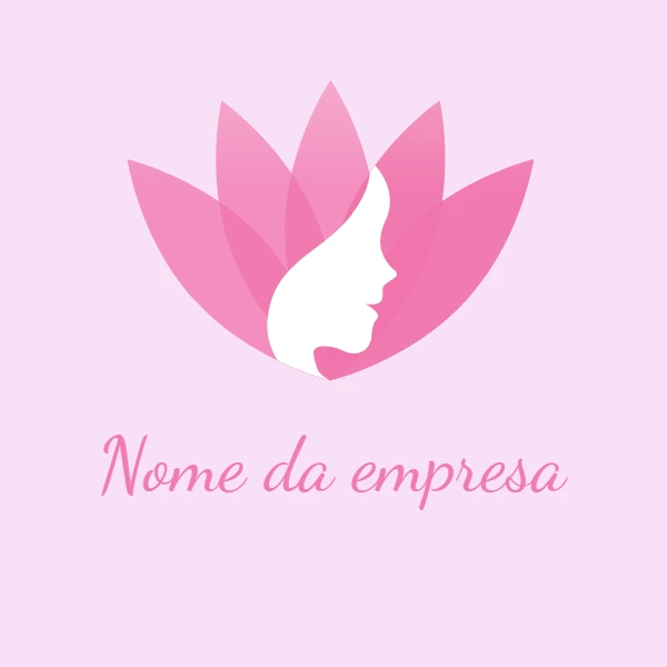 Logo de Beleza e Estética com Flor de Lótus para Editar Online