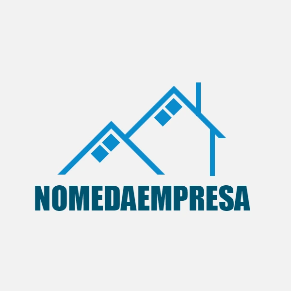Logo para Imobiliária e Construtora Editável Online