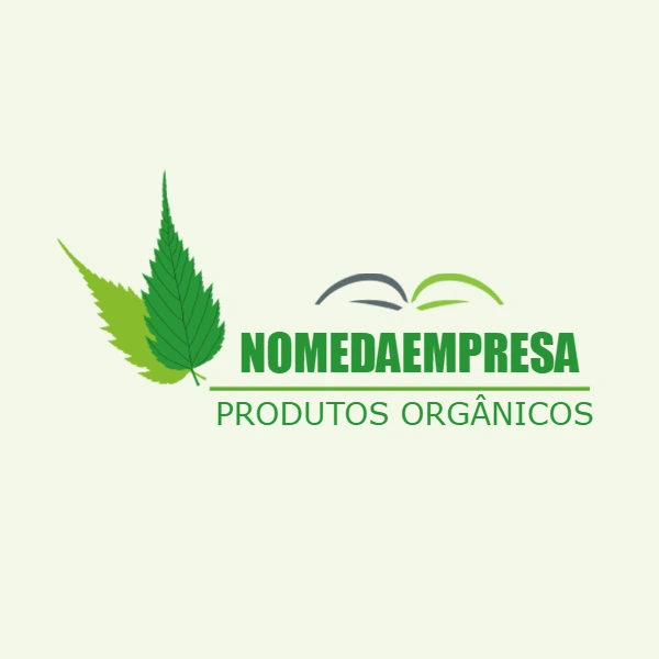 Logo Natureza com Folhas Verdes para Editar Online