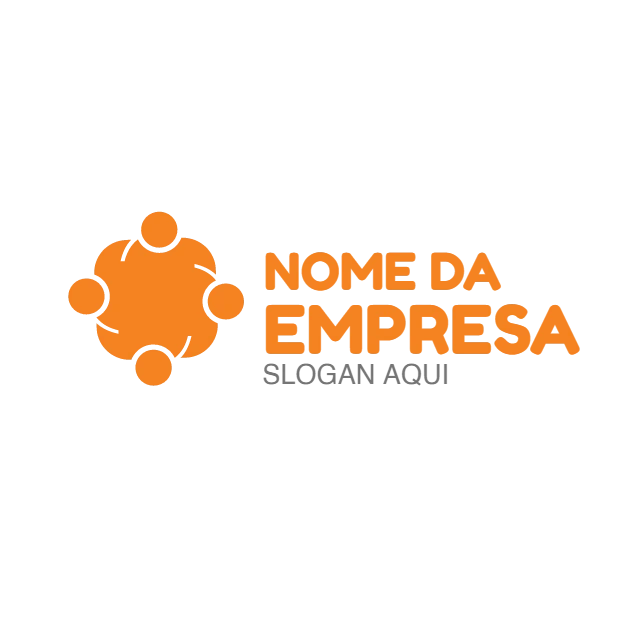 Logo Corporativo Abstrato de União para Editar Online
