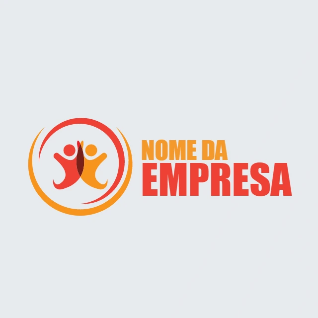 Logo Abstrato com Pessoas para Editar Online