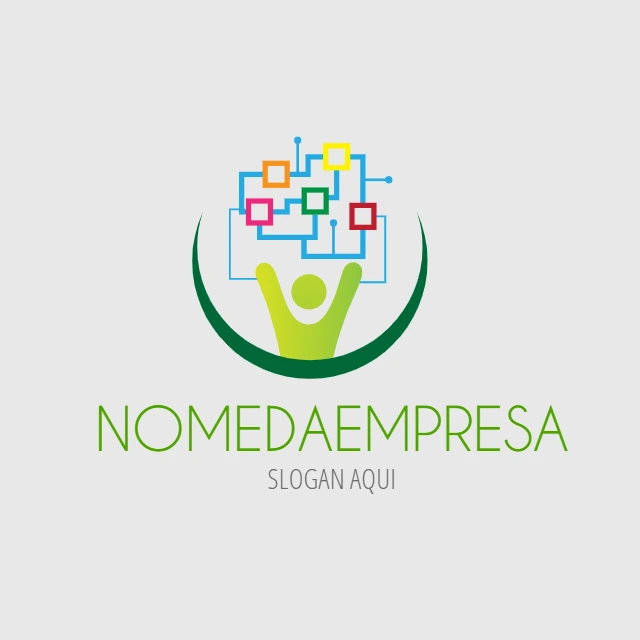 Logo Moderno de Tecnologia para Empresa Editável Online