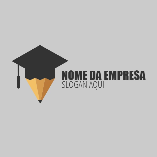 Logotipo Editável para Educação e Cursos para Criar Online