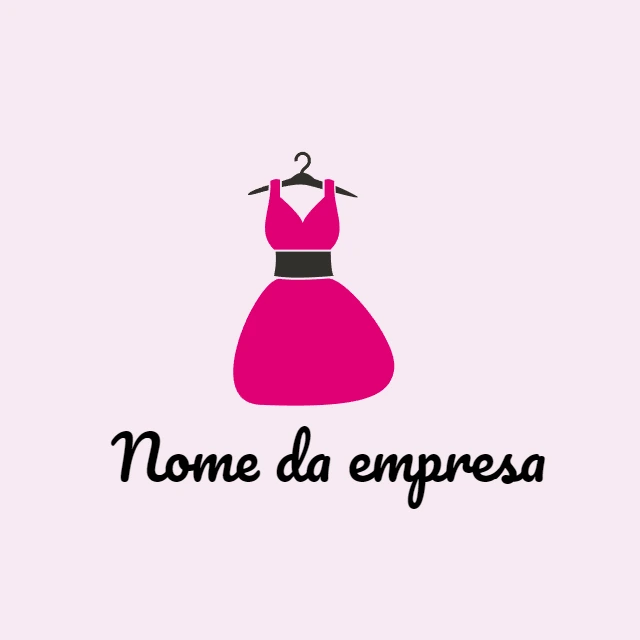 Logo Editável de Vestido para Loja de Moda para Editar