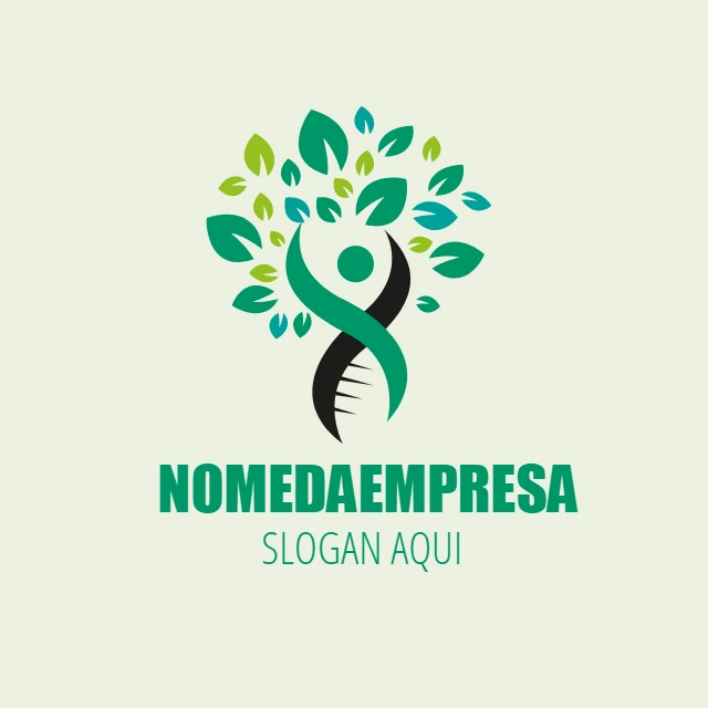 Logo de Saúde e Natureza Editável para sua Empresa
