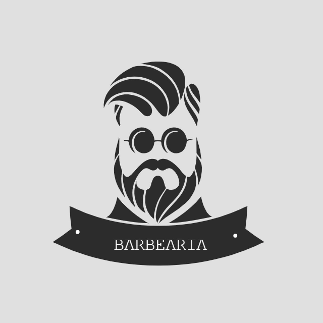 Logotipo para Barbearia Moderno para Editar Online