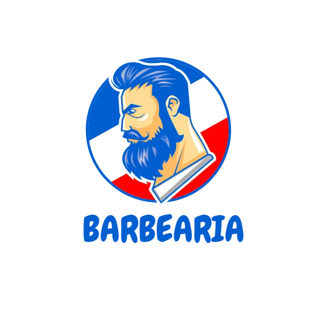 Logotipo Editável Online para Barbearia e Salão Masculino