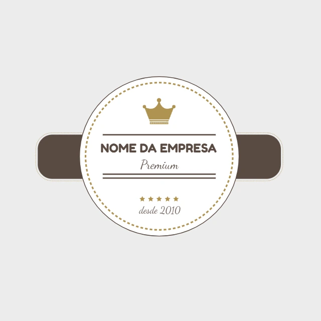 Logotipo Premium com Coroa para Editar Online