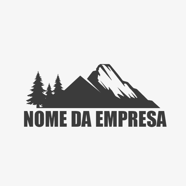 Logotipo Editável de Turismo com Montanhas para Criar Online