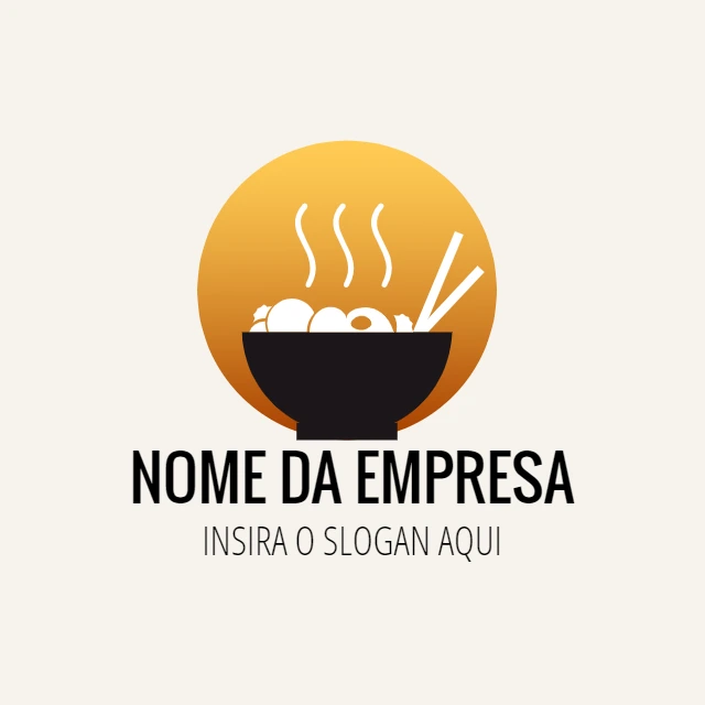 Logo para Restaurante de Comida Asiática para Editar Online