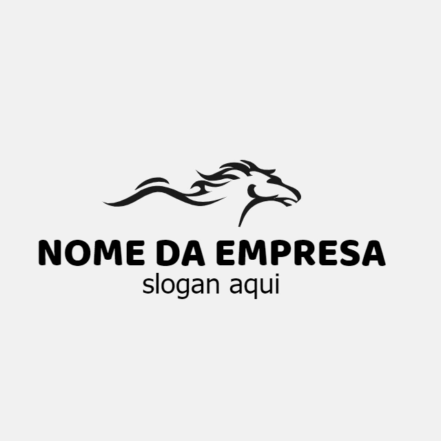 Logotipo de Cavalo Elegante para Editar Online