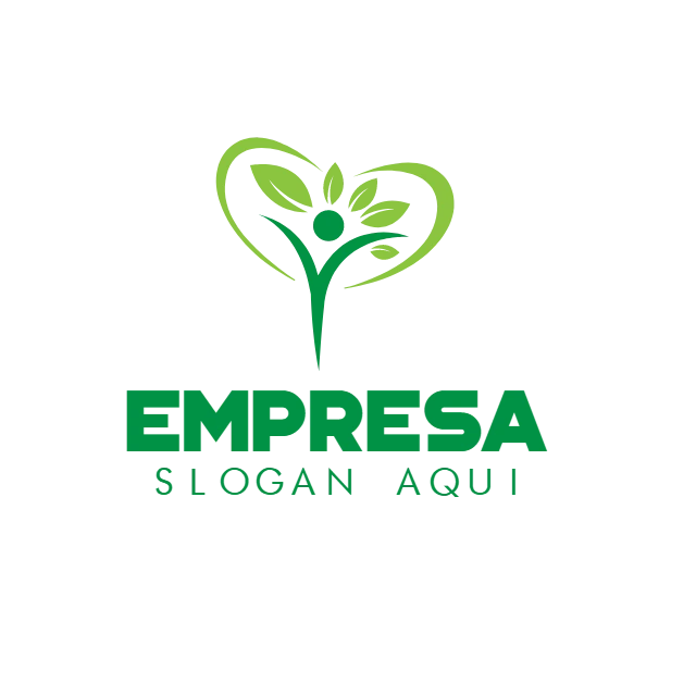 Logotipo Editável Online de Bem-Estar com Folhas para Editar