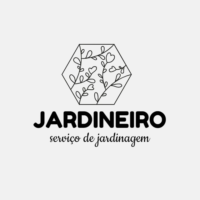 Logo para Jardineiro com Ramo de Corações para Editar Online