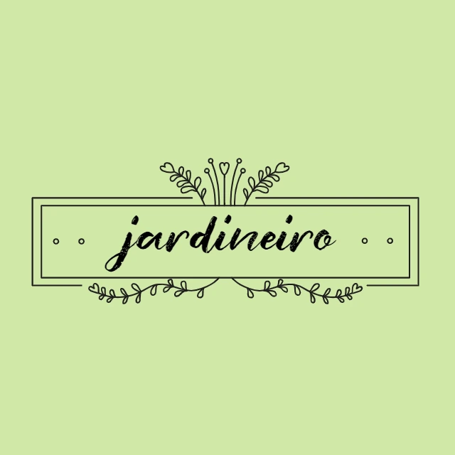 Logo Floral para Jardinagem e Paisagismo para Editar