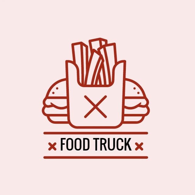 Logo para Food Truck e Lanchonete para Editar Online