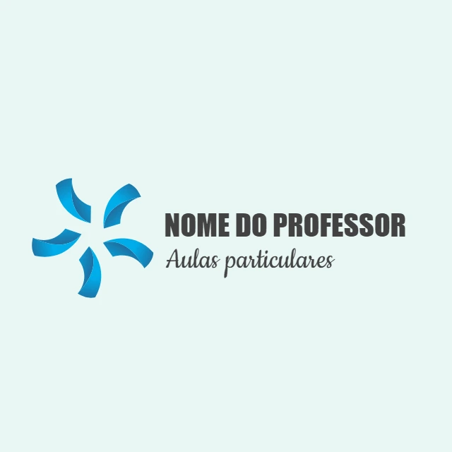 Logo Abstrato para Professor para Editar Online