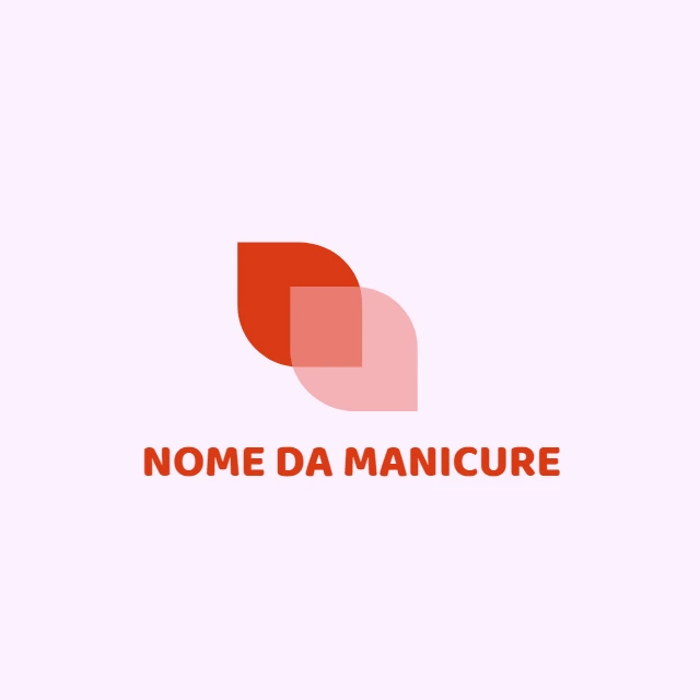 Logo para Manicure com Formas Abstratas para Editar Online