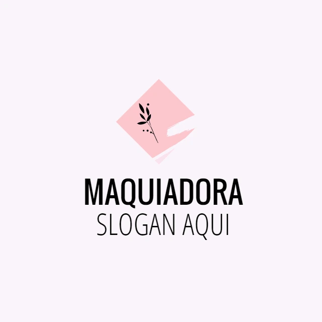Logo Maquiadora Delicado e Elegante para Editar Online