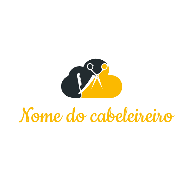 Logo para Cabeleireiro com Tesoura para Editar Online