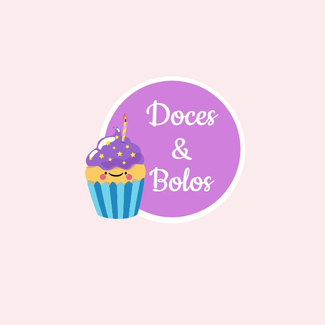 Logo Editável de Confeitaria com Cupcake para Editar Online