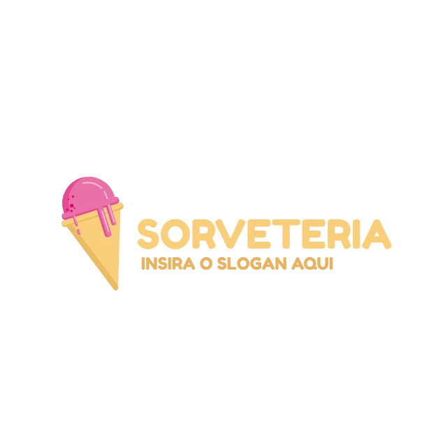 Logotipo para Sorveteria Editável para Personalizar Online
