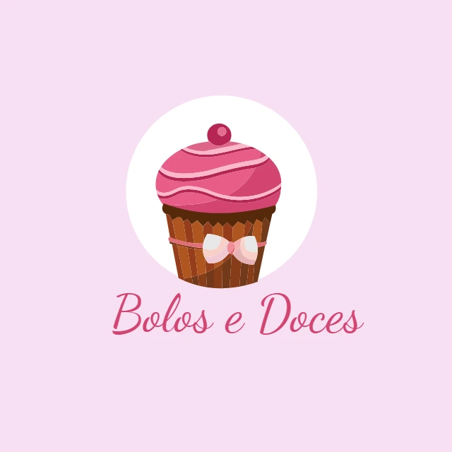 Logo de Cupcake para Doceria Editável Online