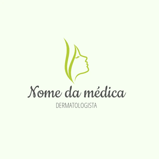 Logo Estética com Silhueta de Mulher para Editar Online