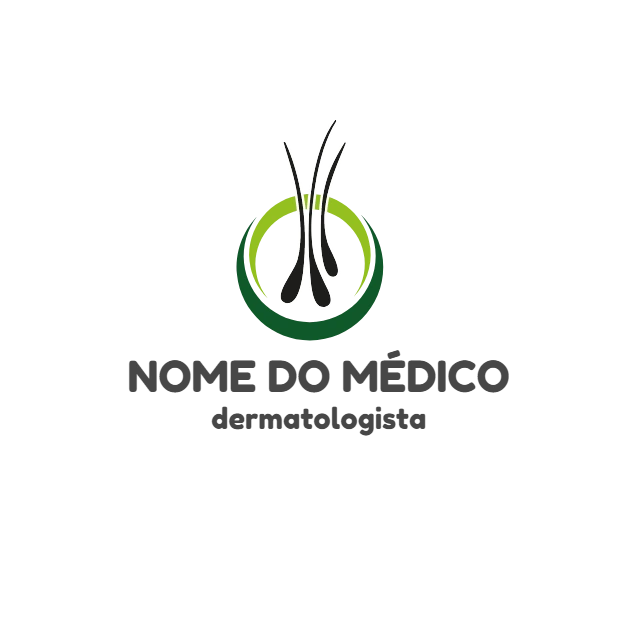 Logo Dermatologista Profissional para Editar Online