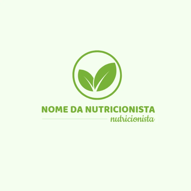 Logotipo para Nutricionista Editável para Criar Online