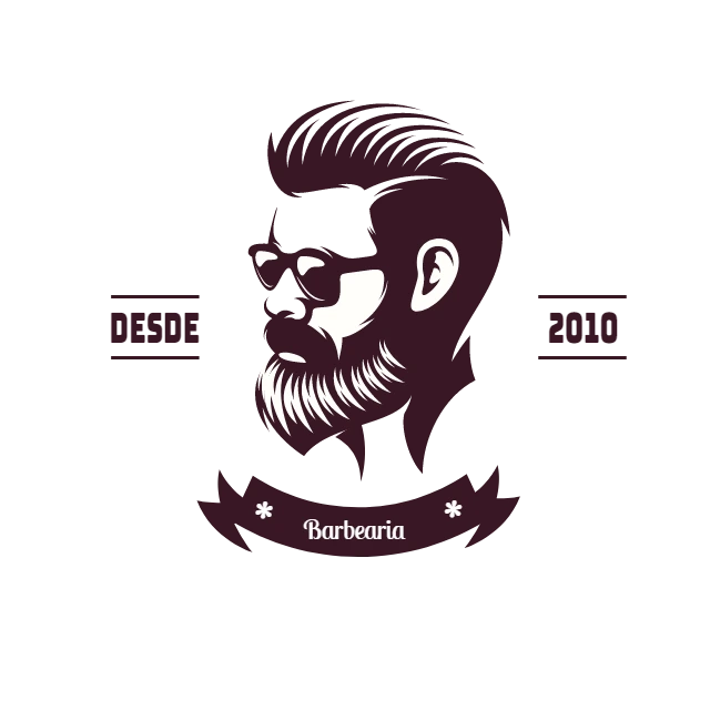Logo de Barbearia com Estilo para Editar Online