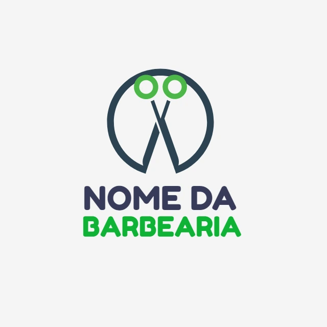 Logo para Barbearia Profissional para Editar Online