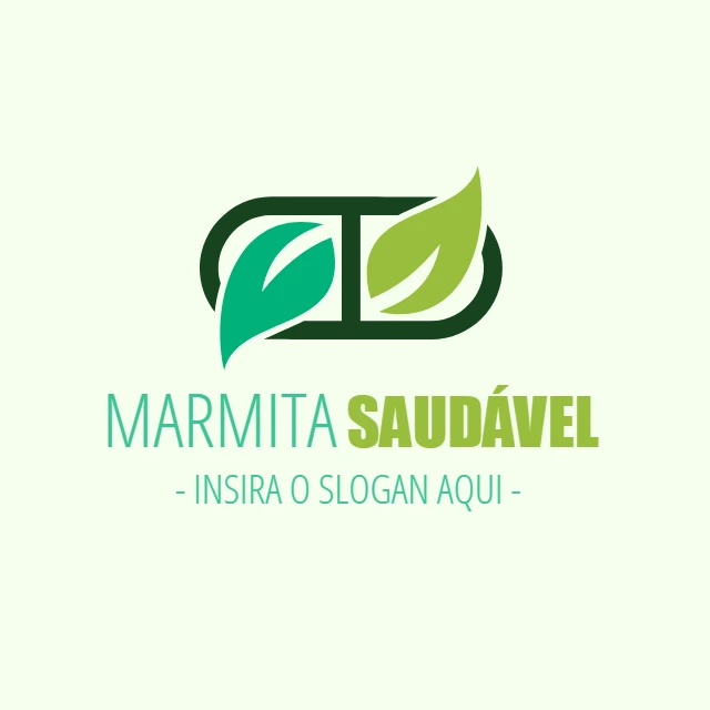 Logo Editável para Marmitaria Saudável para Editar Online
