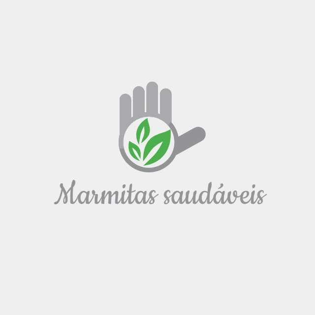 Logo Editável para Marmitas Saudáveis para Editar e Baixar