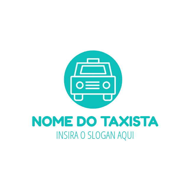 Logo para Taxista Moderno e Profissional para Editar Online
