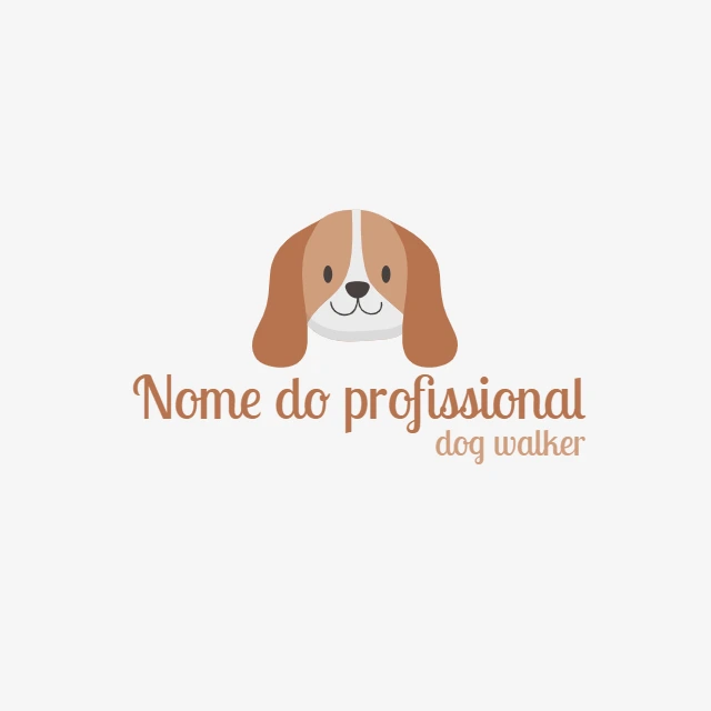 Logo Pet Sitter com Cachorro Fofo para Editar Online
