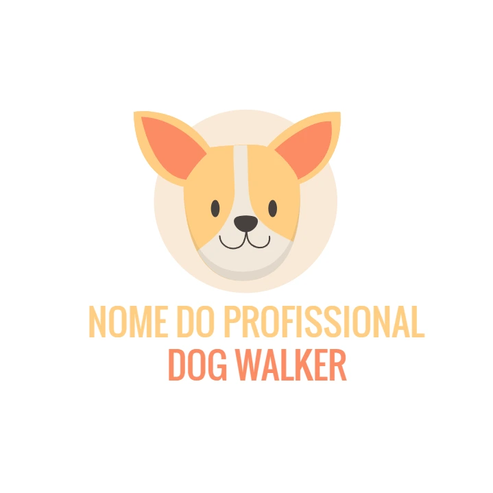 Logo Editável para Pet Sitter e Dog Walker para Editar