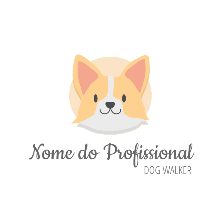 Logo Pet Sitter com Cachorro Fofo para Editar Online